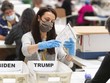Sau 3 lần kiểm phiếu, bang Georgia tiếp tục gọi tên ông Joe Biden là người chiến thắng. (Ảnh: AP).