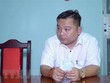 Lý Quang Thái tại cơ quan công an. (Ảnh: Công Mạo/TTXVN).