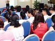 Các khóa học làm giàu nhanh của kênh bán hàng đa cấp và giao dịch ngoại hối thu hút hàng ngàn người tham gia. Ảnh: Dũng Minh.