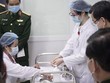 Các khâu chuẩn bị để tiêm thử vắcxin Nano Covax. (Ảnh: Hiếu Hoàng/Vietnam+).