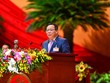 Phó Bí thư Thành uỷ Hà Nội Nguyễn Văn Phong phát biểu tại Đại hội Đảng lần thứ XIII. Ảnh: VGP.