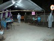 Chốt kiểm dịch xã Lê Lợi, thành phố Chí Linh. (Ảnh: Mạnh Tú/TTXVN).