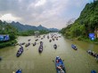 Lễ hội Chùa Hương (Hà Nội) năm 2020. (Ảnh: Thanh Tùng/TTXVN).