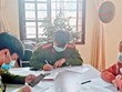 Nguyễn Thị H. tại cơ quan công an.