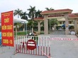 Lực lượng Công an đảm bảo an ninh trật tự trrong khu vực.