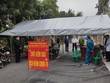Một chốt kiểm dịch tại xã Kim Liên, Kim Thành, Hải Dương.