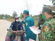 Lực lượng biên phòng phòng, chống dịch bệnh trên vùng biên giới. (Ảnh minh họa: Văn Khương/TTXVN).