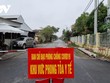 Khu vực phong tỏa tại thôn Việt Tiến, xã Đại Hợp, huyện Kiến Thụy, Hải Phòng, liên quan đến 2 ca bệnh 2582 và 2586.