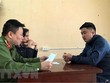 Đối tượng Hà Ngọc Thành tại Cơ quan cảnh sát điều tra. (Nguồn: TTXVN phát).
