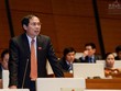 Ông Bùi Thanh Sơn phát biểu tại Quốc hội.