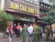 Hiện trường vụ cháy trên đường Trần Thái Tông. (Ảnh: Baomoi).