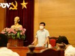 Ông Lê Duy Thành, Phó Bí thư Tỉnh ủy, Chủ tịch UBND tỉnh, Trưởng ban Chỉ đạo phòng, chống dịch bệnh COVID-19 tỉnh Vĩnh Phúc tại cuộc họp báo.