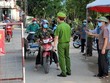 Lực lượng chức năng huyện Thuận Thành lập 7 chốt chặn, kiểm soát dịch bệnh Covid-19 tại xã Mão Điền và không cho người dân trong xã di chuyển ra ngoài.