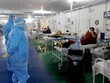 Bệnh nhân Covid-19 được chăm sóc tại một bệnh viện quân y ở thủ đô New Delhi, Ấn Độ (ANI).