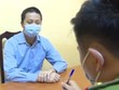 Một đối tượng trong nhóm điều hành tại Cơ quan Công an. (Nguồn: Cand.com.vn).