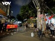 Hàng rào chắn ở hẻm 954 Quang Trung, phường 8, quận Gò Vấp được thiết lập để khoanh vùng dập dịch.