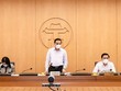 Chủ tịch UBND TP Chu Ngọc Anh tại buổi họp diễn ra sáng nay 21/5.