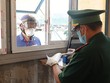 Chốt kiểm tra y tế tại Cảng cá Quy Nhơn, Bình Định.