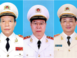Thượng tướng Lê Quý Vương, Bùi Văn Nam, Nguyễn Văn Thành (từ trái qua phải). Ảnh: Bộ Công an.