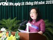 Bà Cao Thị Hòa An, Chủ tịch HĐND tỉnh Phú Yên khóa VIII.