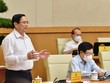 Thủ tướng Phạm Minh Chính chủ trì phiên họp Kl993 ưu đãi thưởng hấp dẫn thường kỳ tháng 6/2021 (Ảnh: Nhật Bắc).