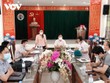 Lãnh đạo Sở Y tế Nghệ An làm việc với Trung tâm y tế huyện Nghĩa Đàn địa điểm dự kiến thành lập bệnh viện dã chiến số 2.