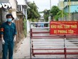 Một khu vực ở phường Mỹ Bình, TP.Phan Rang - Tháp Chàm bị phong toả.