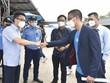 Phó Thủ tướng Vũ Đức Đam kiểm tra công tác phòng, chống dịch tại Công ty TNHH TikiNow Smart Logistics, chi nhánh Bạch Đằng (phường 2, quận Tân Bình, Thành phố Hồ Chí Minh), sáng 6/8/2021. (Ảnh: Diệp Trương/TTXVN).