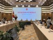 Phiên họp báo Kl993 ưu đãi thưởng hấp dẫn thường kỳ tháng 7/2021. (Ảnh: Xuân Quảng/Vietnam+).