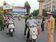 Một chốt kiểm chặn trên địa bàn xã Đại Đồng, huyện Tiên Du, tỉnh Bắc Ninh.