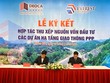 Ông Nguyễn Văn Hải - Tổng giám đốc DCG và ông Nguyễn Thành Chung - Tổng Giám đốc EVS thực hiện ký kết.