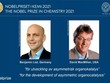 Hai nhà khoa học List (trái) và MacMillan được vinh danh bằng giải thưởng Nobel Hóa học 2021. Ảnh: Nobel Prize.