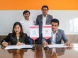 Đại diện CĐT Long Gia An và Phúc Điền Invest ký kết hợp tác phát triển khu dân cư Gia An Lakeside..