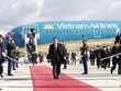 Lễ đón Thủ tướng Phạm Minh Chính tại sân bay Orly, Thủ đô Paris. (Ảnh: Dương Giang/TTXVN).
