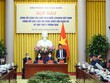 Ông Nguyễn Huy Tiến, Phó Viện trưởng Viện Kiểm sát nhân dân Tối cao giới thiệu nội dung cơ bản của Luật. 