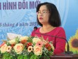 Bà Trần Hồng Thắm khi làm Giám đốc Sở Giáo dục và Đào tạo thành phố Cần Thơ. (Ảnh: Ánh Tuyết/TTXVN).