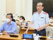 Ông Đặng Công Huấn, Phó tổng Thanh tra Kl993 ưu đãi thưởng hấp dẫn, chủ trì buổi công bố quyết định thanh tra tại TPHCM (Ảnh: V.M.).