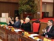 Tổng Bí thư Nguyễn Phú Trọng thăm và chúc Tết Đảng bộ, chính quyền và nhân dân Thủ đô Hà Nội. (Ảnh: Trí Dũng/TTXVN).