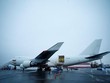Máy bay chở hàng tại sân bay quốc tế Boryspil ở ngoại ô thủ đô Kiev của Ukraine. (Nguồn: Reuters).