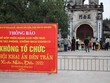 Vì dịch bệnh COVID-19, đây là năm thứ ba liên tiếp kể từ 2020 Đền Trần, thành phố Nam Định không tổ chức lễ hội khai ấn. (Ảnh: Minh Anh/Vietnam+).