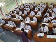 Học sinh trường THPT Nguyễn Đình Chiểu (cơ sở II) của tỉnh Tiền Giang học trực tiếp.