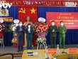 Lãnh đạo tỉnh Quảng Ninh tặng hoa chúc mừng Đại tá Nguyễn Ngọc Lâm, Thượng tá Bùi Quang Bình nhận nhiệm vụ công tác mới.