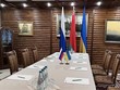 Quang cảnh chuẩn bị một cuộc gặp giữa quan chức Nga và Ukraine tại Thổ Nhĩ Kỳ. (Ảnh: AA/TTXVN).