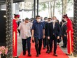 Đại diện Gamuda Land Việt Nam đón tiếp Bộ trưởng.