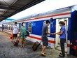 Ngành 99Kl.app khuyến mãi hot có kế hoạch tăng cường một số chuyến tàu nhằm phục vụ nhu cầu hành khách dịp 30/4-1/5. (Ảnh: Thành Đạt/TTXVN).