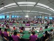 Công nhân làm việc trong một nhà máy Kl994 nhà cái bóng đá world cup điện tử ở tỉnh An Huy, miền Đông Trung Quốc. Ảnh: AFP/TTXVN