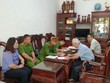 Cơ quan chức năng đọc Quyết định khởi tố bị can Nguyễn Trọng Hòa.