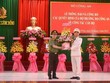 Thứ trưởng Lê Quốc Hùng chúc mừng Đại tá Trần Minh Tiến, Giám đốc Công an tỉnh Lâm Đồng được điều động, bổ nhiệm giữ chức vụ Giám đốc Công an tỉnh Nam Định.