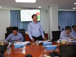 Tổng Giám đốc BSR Bùi Ngọc Dương báo cáo với Đoàn công tác - Ảnh: BSR.