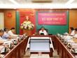 Ông Trần Cẩm Tú chủ trì kỳ họp thứ 17 của Ủy ban Kiểm tra Trung ương.